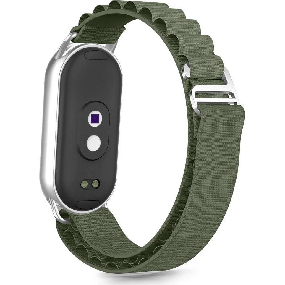 Opaska Tech Protect Nylon Pro do Xiaomi Smart Band 10 / 9 / 9 NFC / 8, zielona